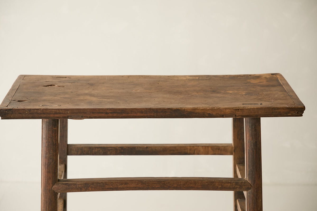Vintage Solid Walnut Console - Circa 1925 No. O75