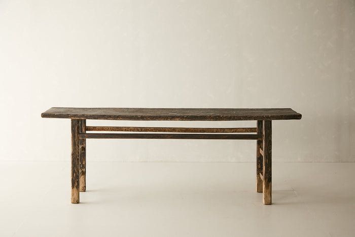 Vintage Solid Elm Console - Circa 1925 No. O108