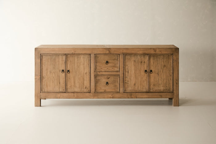 Reclaimed Solid Pine 4-Door Sideboard No. O131