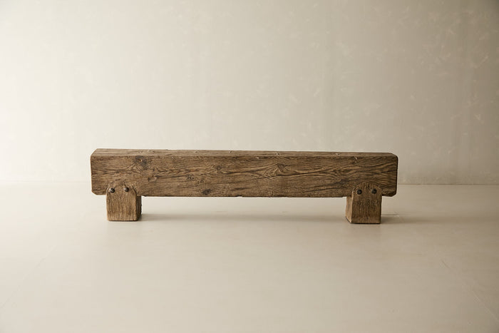 Reclaimed Solid Pine Beam Bench No. AP8