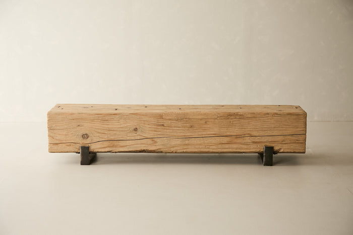Reclaimed Solid Pine Beam Bench No. AP14
