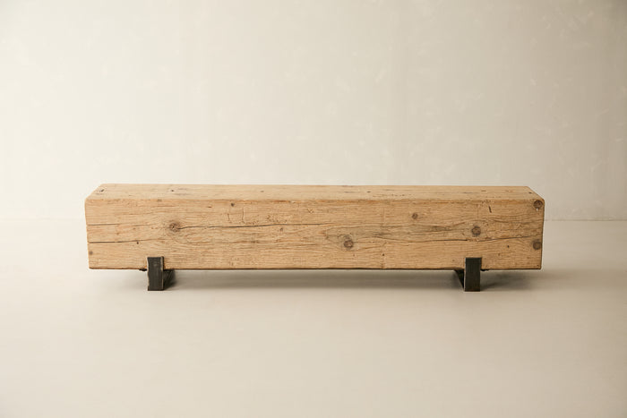 Reclaimed Solid Pine Beam Bench No. AP15