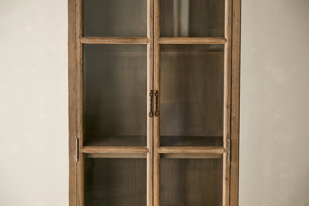 Reclaimed Solid Pine Display Cabinet No. AP16
