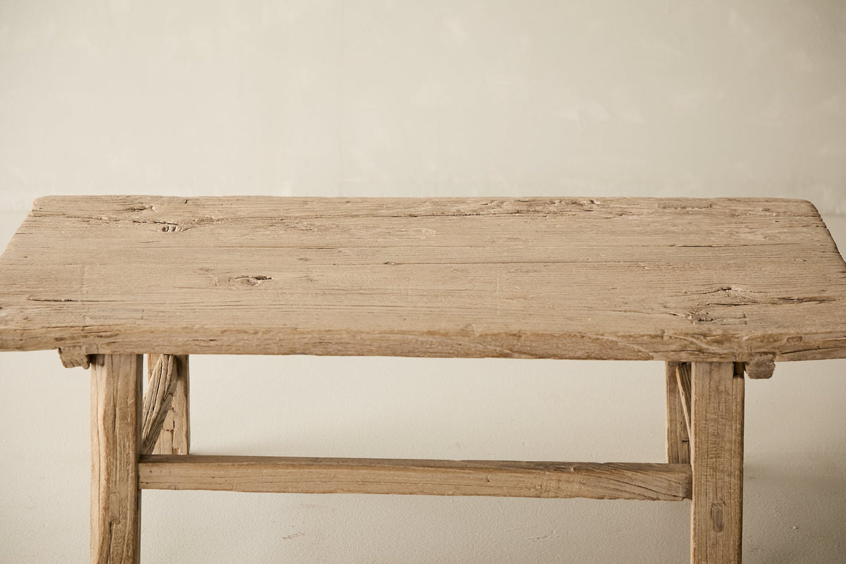 Vintage Solid Elm Coffee Table - Circa 1945 No. AP19