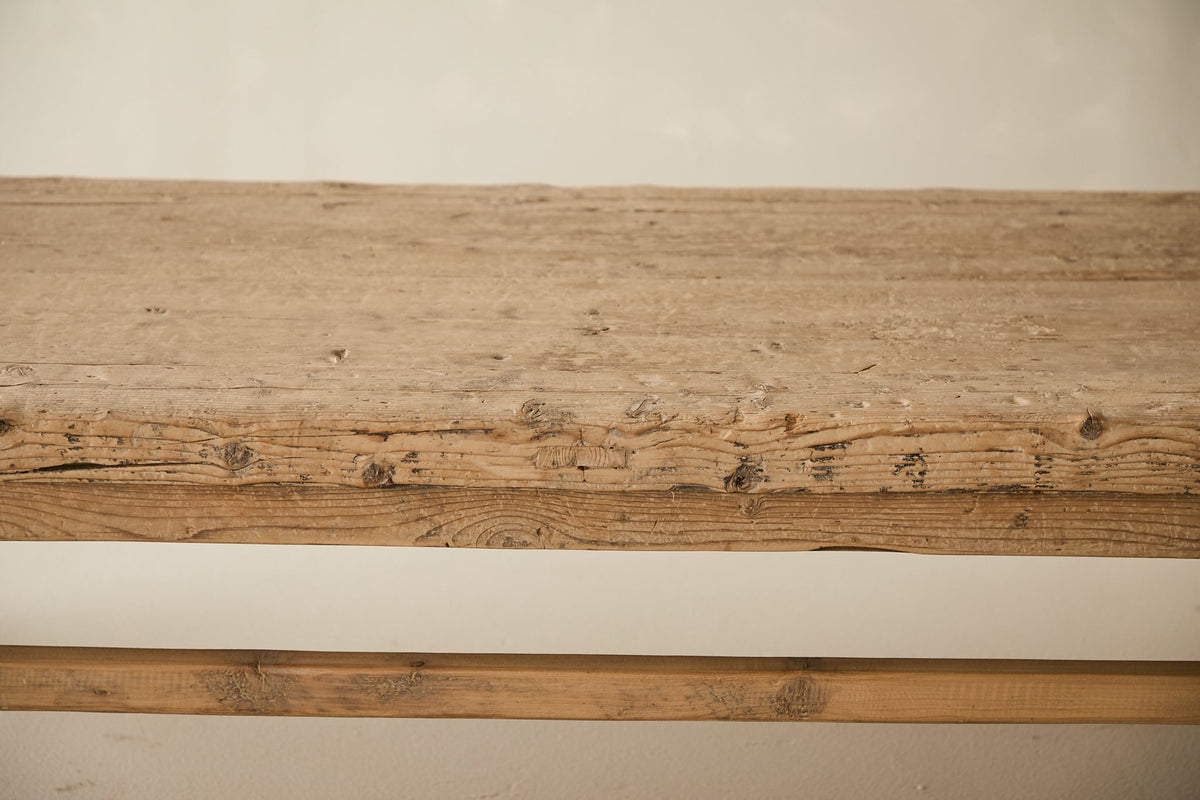 Vintage Solid Pine Coffee Table - Circa 1925 No. AP22