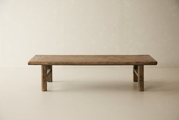 Vintage Solid Elm Coffee Table - Circa 1905 No. AP23