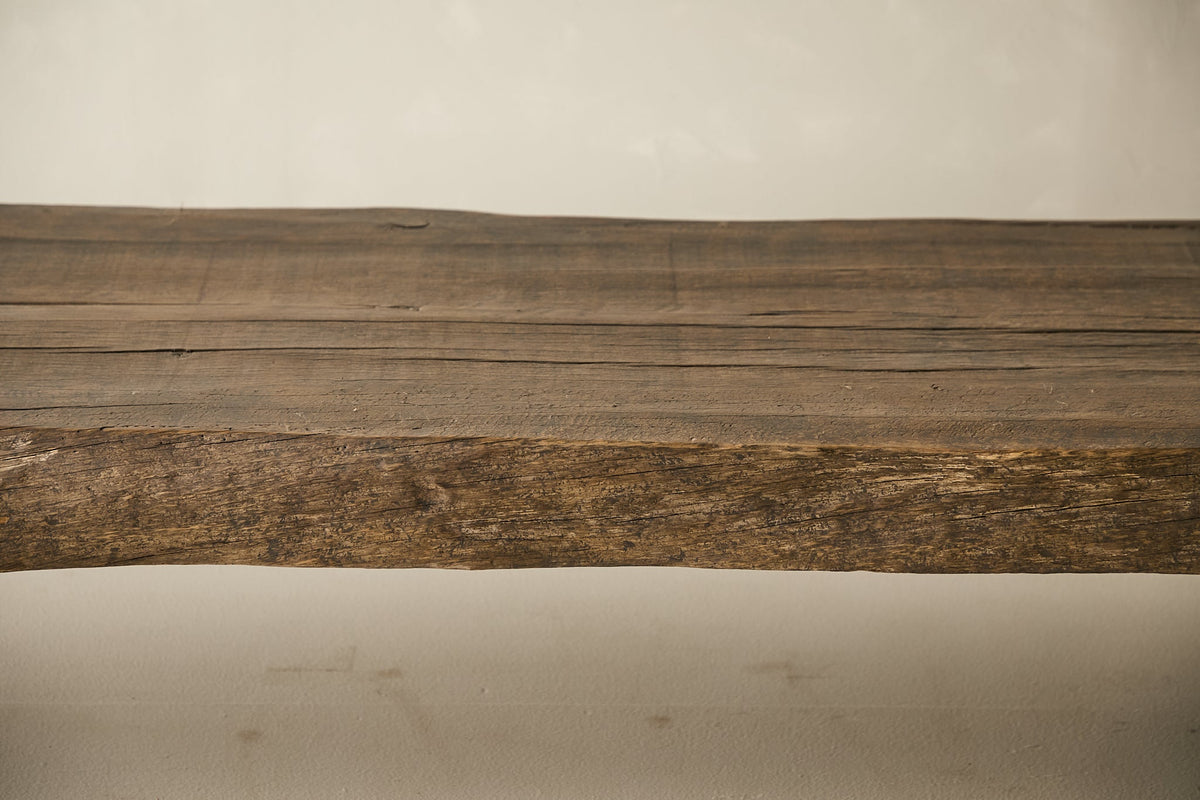 Reclaimed Solid Oak Slab Coffee Table No. AP31