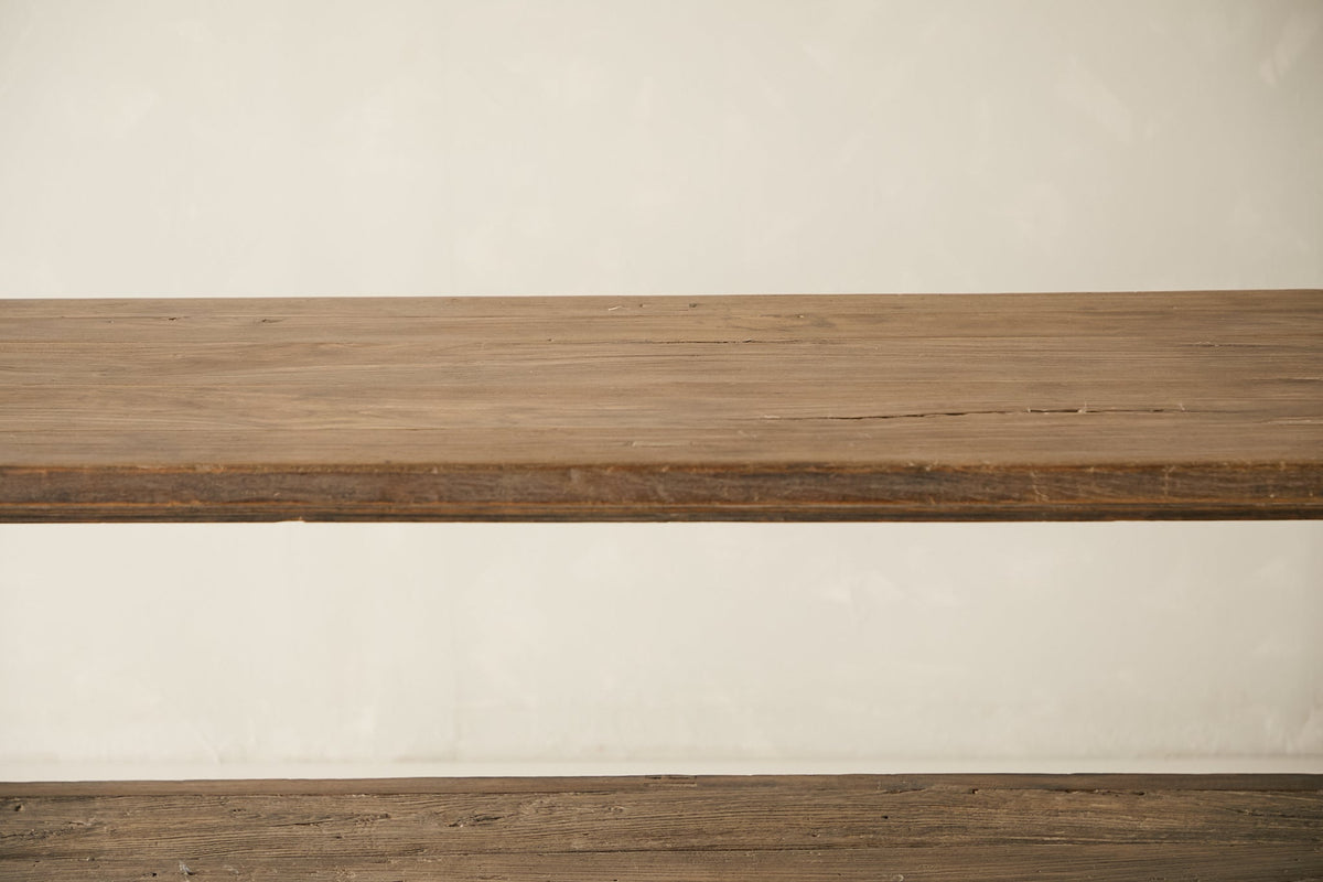 Vintage Solid Elm Console - Circa 1905 No. AP40
