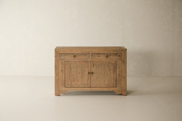 Vintage Solid Elm 2-Door Sideboard - Circa 1945 No. AP65