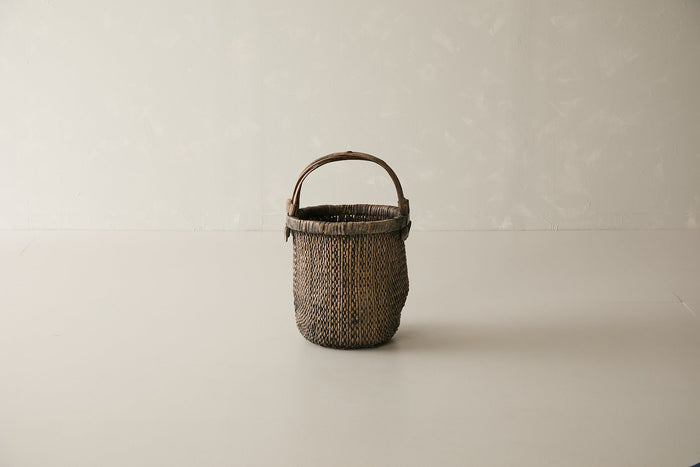 Vintage Willow Basket Circa - 1900