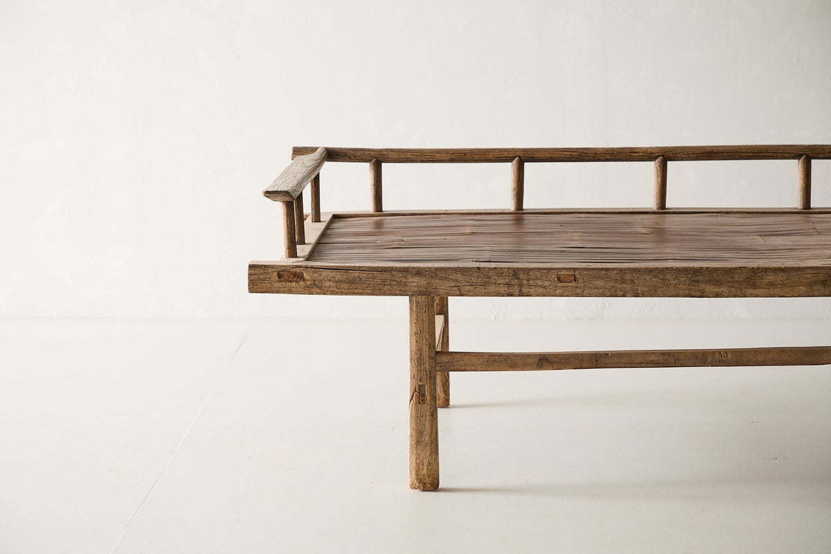 Vintage Elm Day Bed - Circa 1900