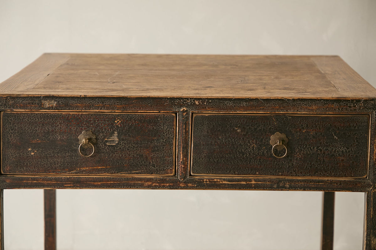 Vintage Elm Kitchen Island - Circa 1920