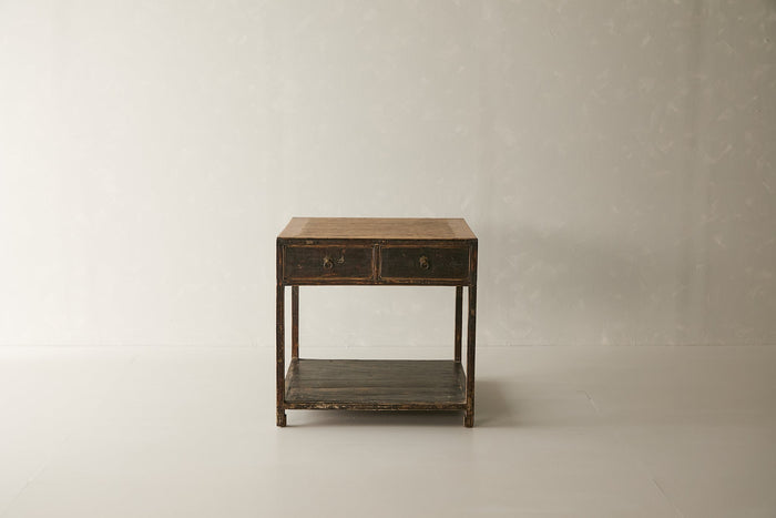 Vintage Elm Kitchen Island - Circa 1920