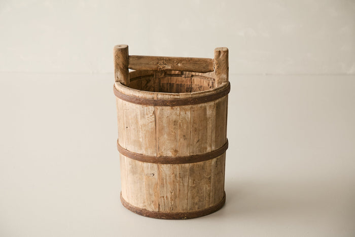 Vintage Cypress Bucket - Circa 1945