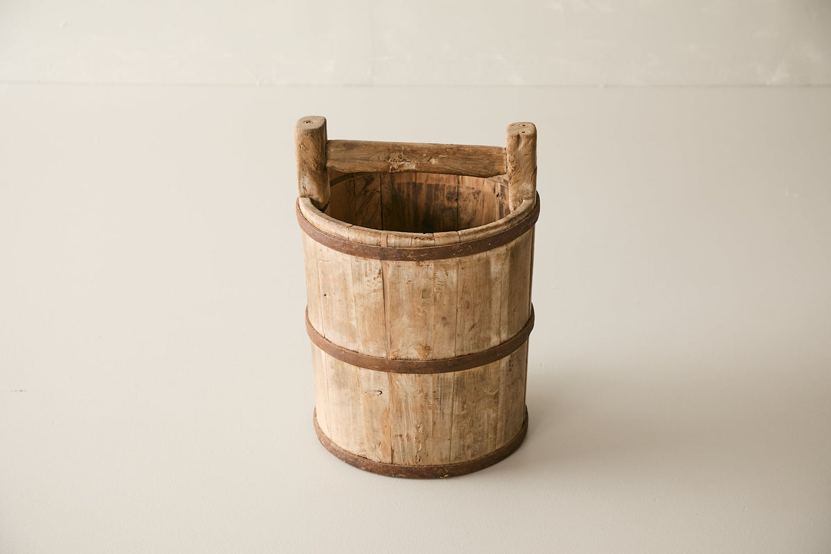 Vintage Cypress Bucket - Circa 1945
