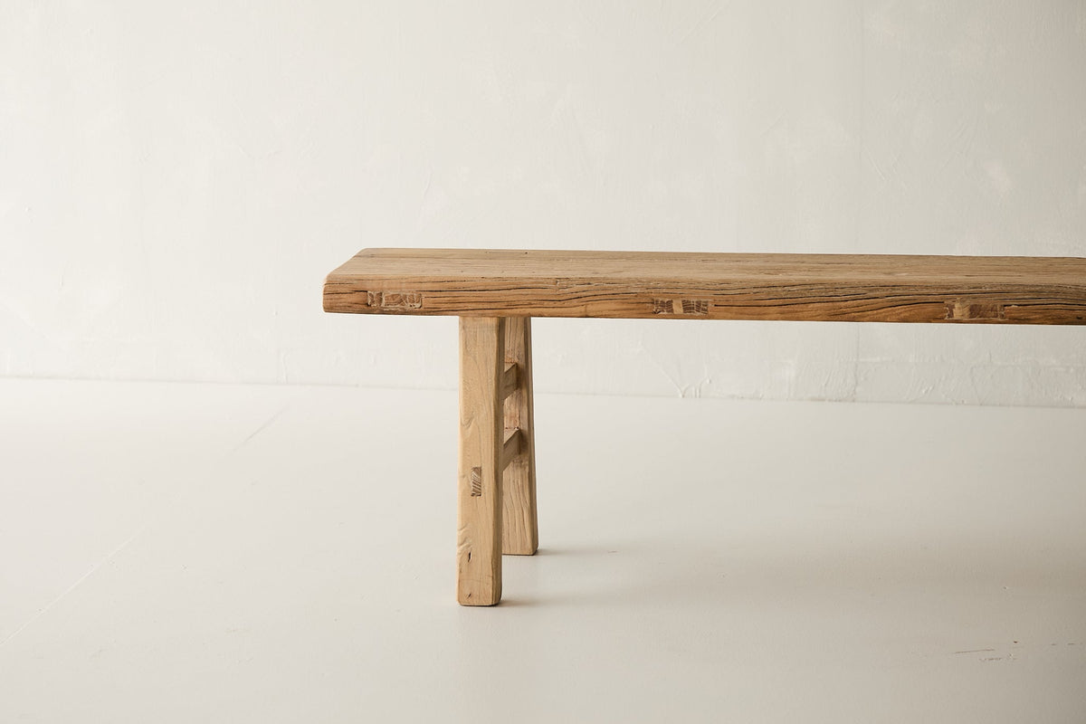 Franklin 54" Elm Bench - Natural