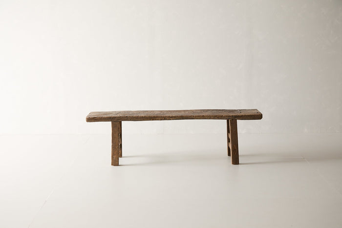 Vintage Elm Bench - Circa 1945
