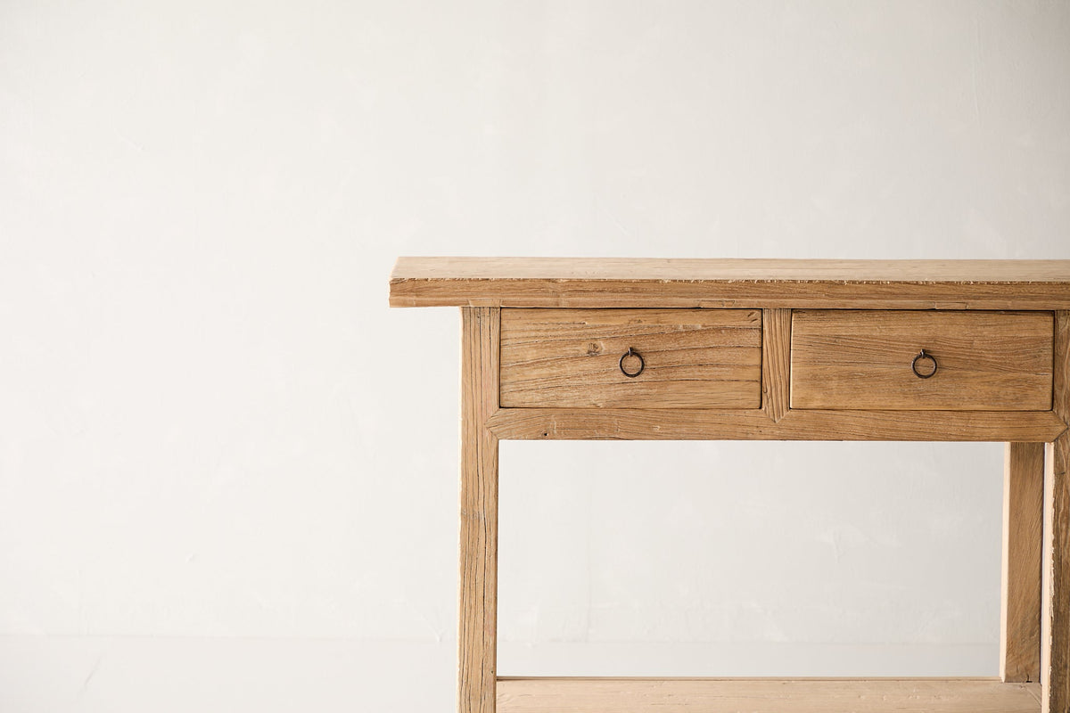 Reclaimed Elm Console Table No.67