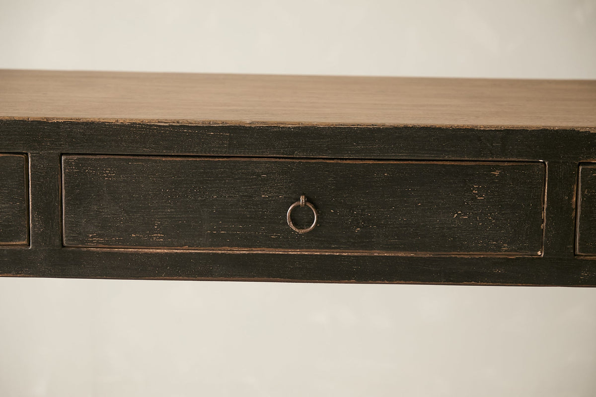 Hoff 3-Drawer Console - Aged black