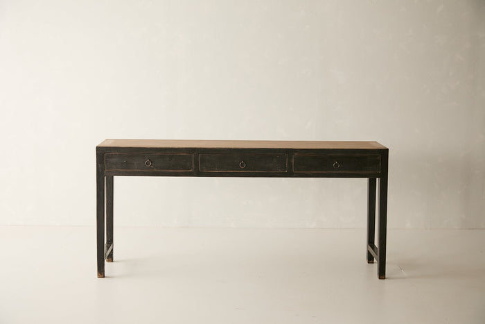 Hoff 3-Drawer Console - Aged black
