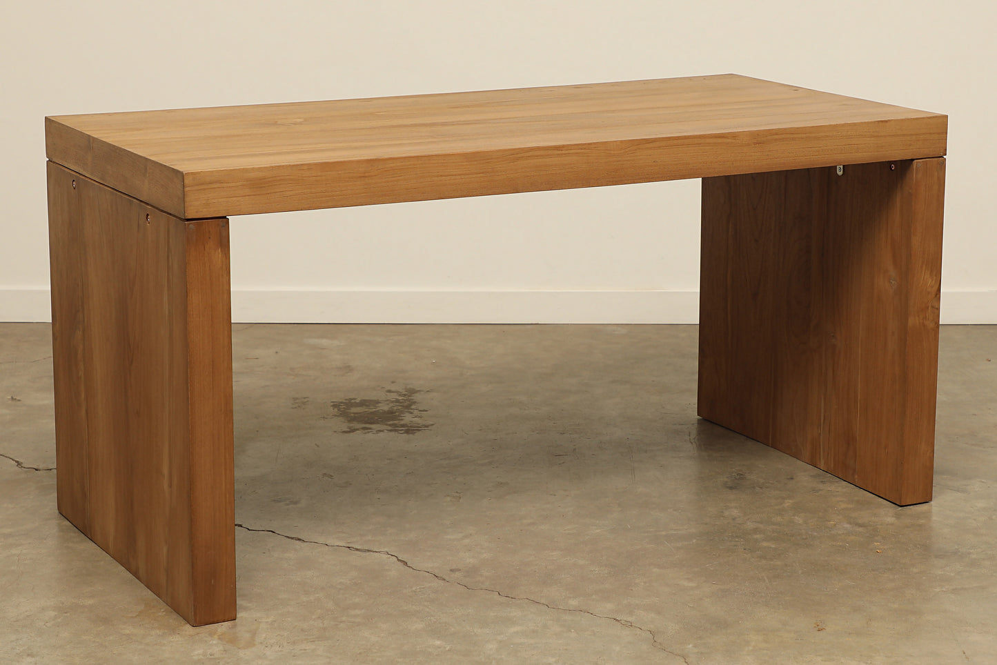 Modern Solid Teak Wood Sable Desk