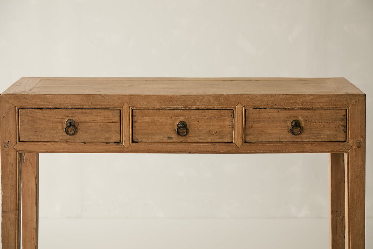 Monterey 3-Drawer Console - Natural