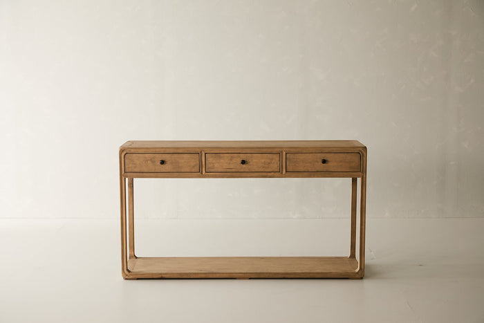 Palmer 3-Drawer Console - Natural