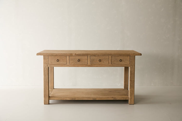 Reclaimed Elm Kitchen Island