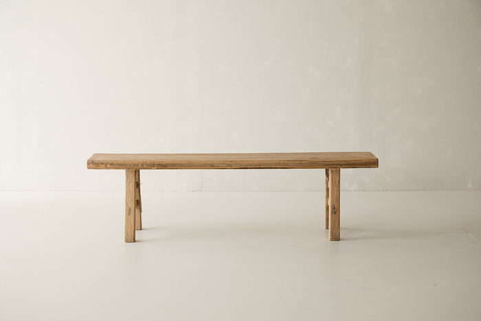 Franklin 60" Elm Bench - Natural