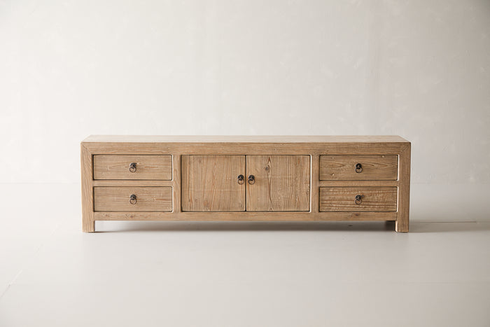 Claire Media Console - Aged Brown