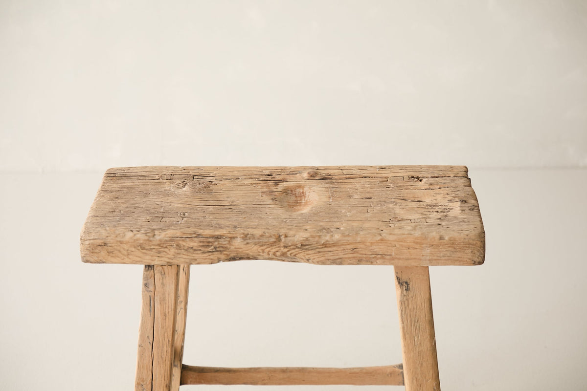 Vintage Elm Stool AH.144 - Circa 1945