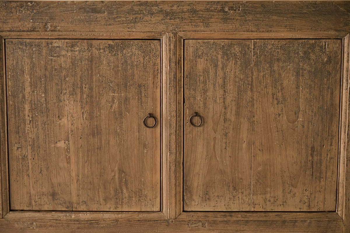 Vintage 4-Door Elm Sideboard AH.118 - Circa 1925