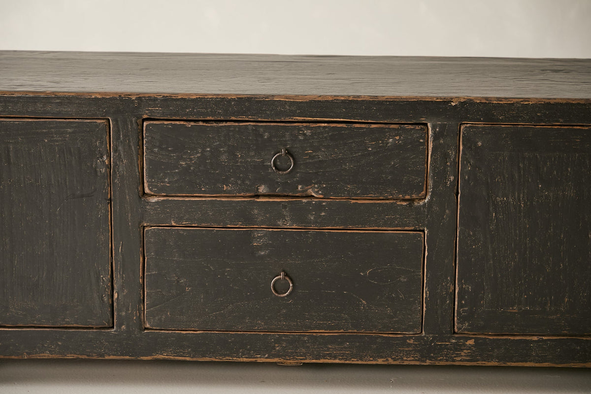 Vintage Elm Low Sideboard AH.137 - Circa 1945