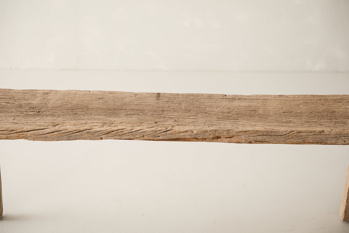 Vintage Elm Bench AH.022 - Circa 1945