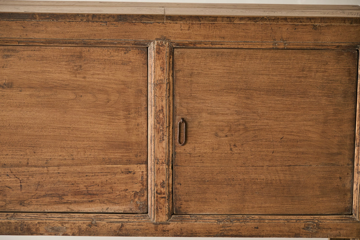 Vintage 3-Door Walnut Sideboard AH.124 - Circa 1875