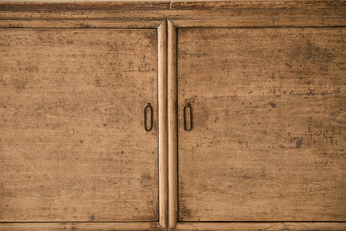 Vintage 3-Door Walnut Sideboard AH.127 - Circa 1875