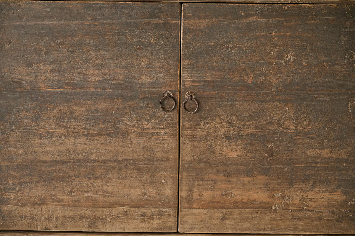 Vintage 2-Door Pine Sideboard AH.119 - Circa 1925