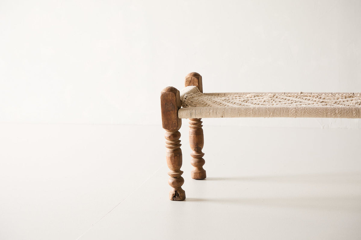 Vintage Rope Bench