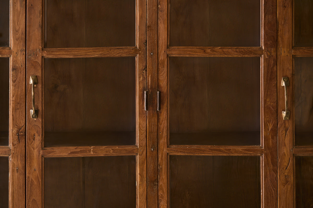 Vintage Teak and Glass Cabinet