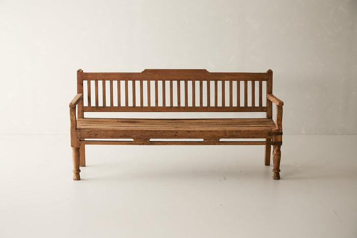 Vintage Teak Garden Bench