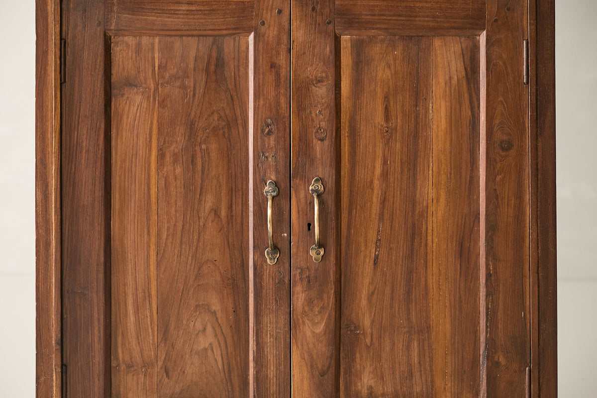 Vintage Teak and Glass Cabinet T.011