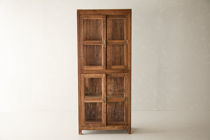 Vintage Teak and Glass Cabinet T.032