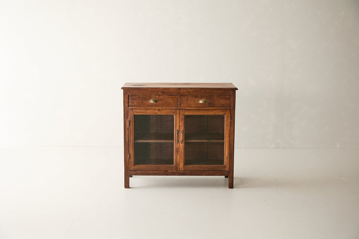 Vintage Teak and Glass Sideboard T.055