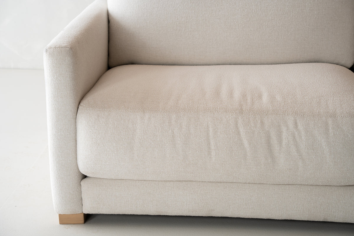 Sonoma Sofa Southpaw White Natural Oak