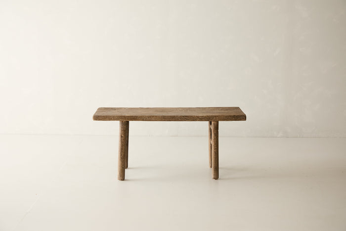 Vintage Solid Elm Bench - Circa 1935 No. J06