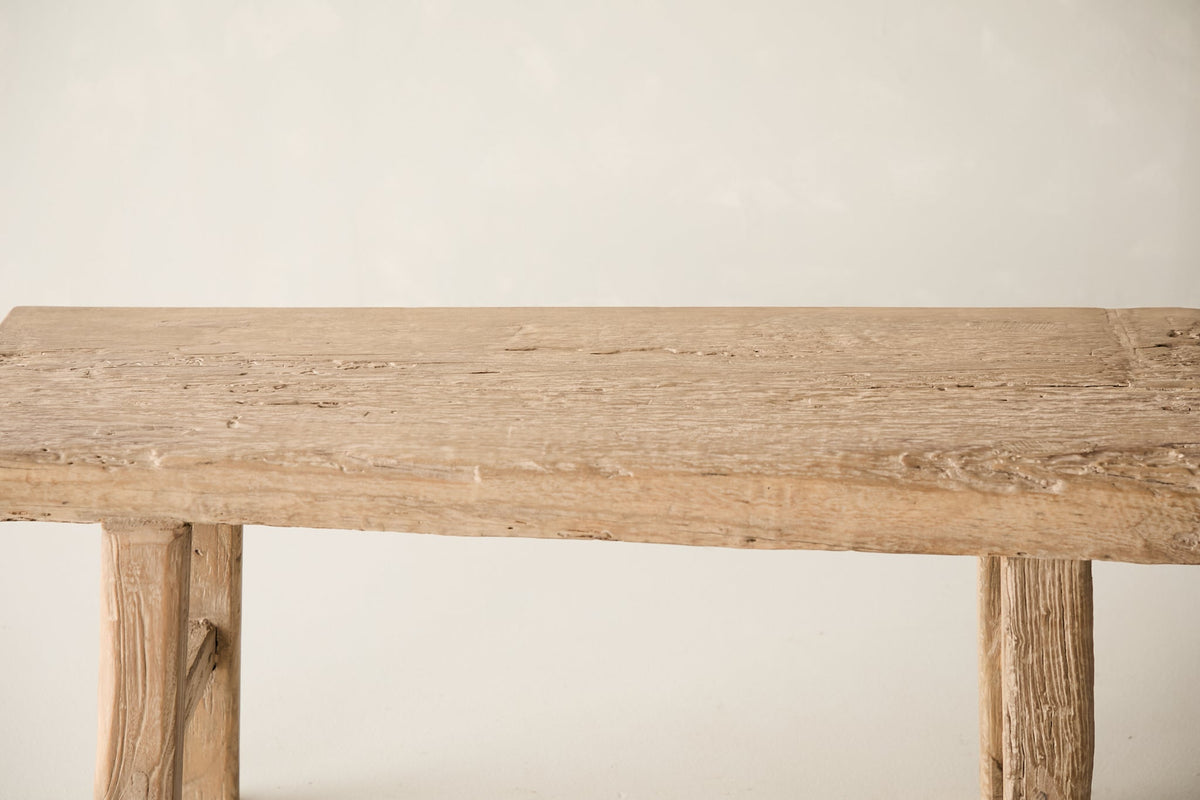 Vintage Elm Bench AH.029 - Circa 1925