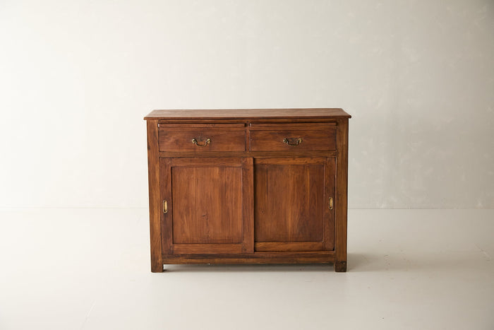 Vintage 2-Drawer Teak Sideboard T.059