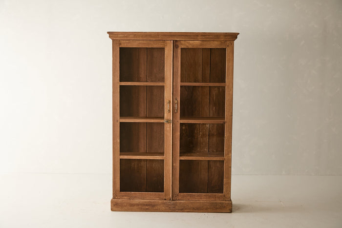 Vintage Teak and Glass Cabinet T.029