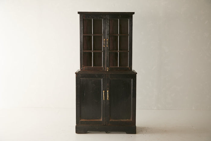 Vintage Two-Part Teak Cabinet T.033