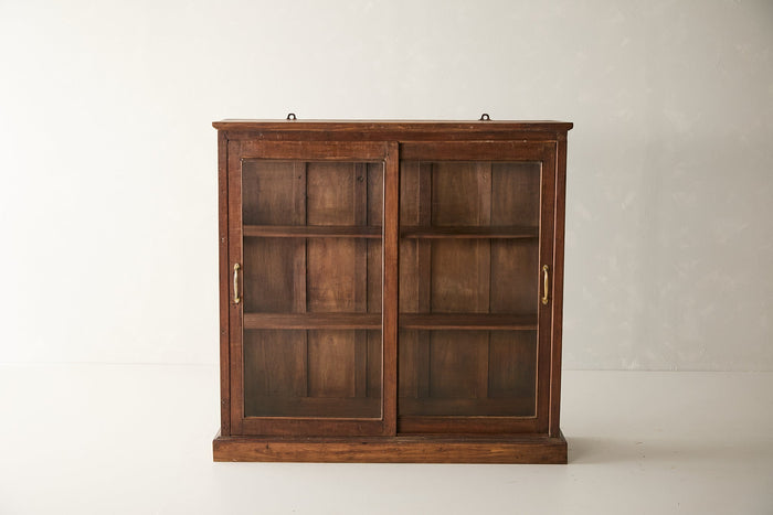Vintage Teak and Glass Display Cabinet T.026